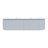 Parisi Abbraccio 1800 Wall Cabinet Matt White with Porcelain Top